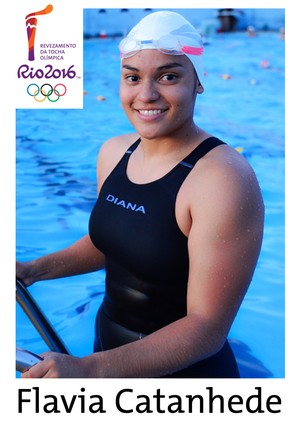 Atleta de natação há 16 anos com diversos títulos, como a de melhor atleta feminina de 2011 (Foto: Divulgação/SEMUC)