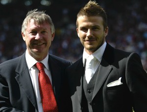 Ferguson e Beckham em 2002 (Foto: Getty Images)