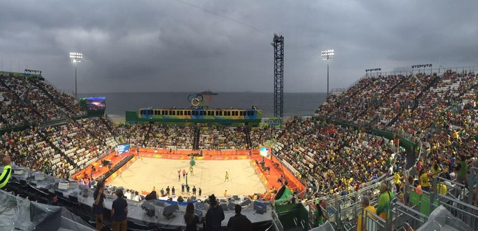 Arena Vôlei de Praia; Copacabana (Foto: Gabriel Fricke)