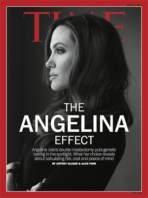 Angelina Jolie na capa da revista 'Time' (Foto: Reprodução)