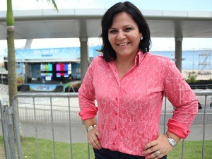 Maríndia trabalha há 21 anos na TV Rondônia (Foto: Katiúscia Monteiro/ Rede Amazônica)