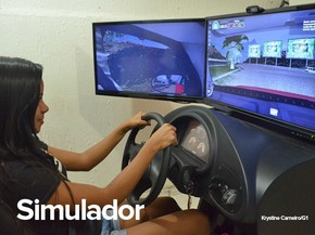 Aulas para obter CNH para carro devem incluir o simulador (Foto: Krystine Carneiro/G1) Aulas para obter CNH para carro devem incluir o simulador (Foto: Krystine Carneiro/G1)