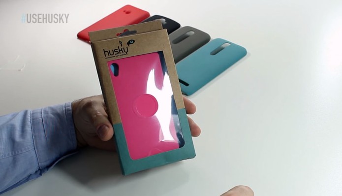 Capa tem material resistente texturizado e anti-gordura para Moto G 3 (Foto: Divulgação/Husky)