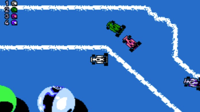 Micro Machines traz uma inusitada disputa de veículos em miniatura (Foto: Reprodução/Retro Nintendo Reviews)