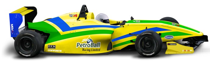 Carro da equipe brasileira na Fórmula 4 (Foto: Divulgação)