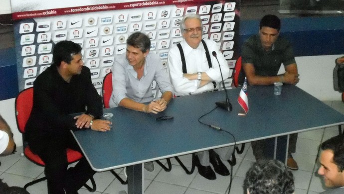 Marquinhos Santos, Sidônio Palmeira, Fernando Schmidt e William Machado; Bahia (Foto: Raphael Carneiro)