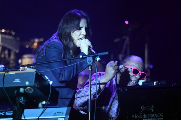 Ivete Sangalo e Stevie Wonder (Foto: Divulgação/Junior Aragão)