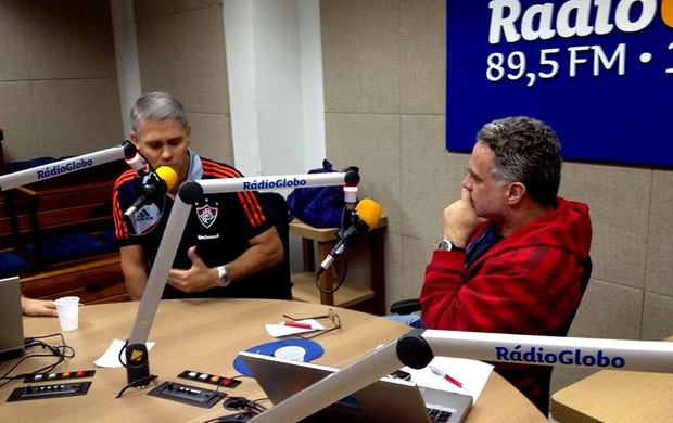 Peter Siemsen, Presidente do Fluminense, Rádio Globo (Foto: Sidney Garambone)