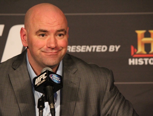 Dana White coletiva de imprensa UFC 169 (Foto: Evelyn Rodrigues)
