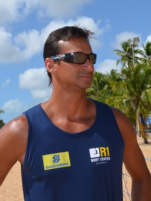 ricardo, campeão olímpico ricardo, vôlei de praia (Foto: Lucas Barros / GloboEsporte.com/pb)