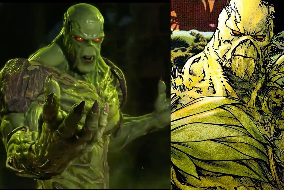 Monstro do Pântano estreia em Injustice 2 (Foto: Reprodução/Felipe Vinha)