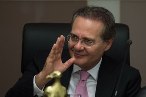 Renan Calheiros (PMDB / AL), reeleito presidente do Senado (Foto: Marcelo Camargo / Agência Brasil)