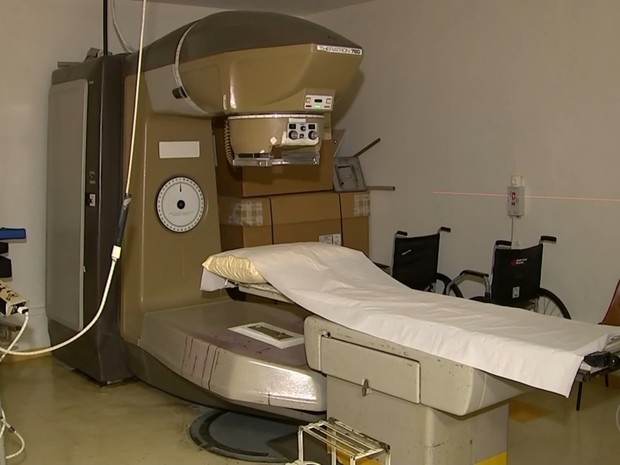 Equipamento de radioterapia será desativado neste sábado (Foto: Reprodução/TV TEM)
