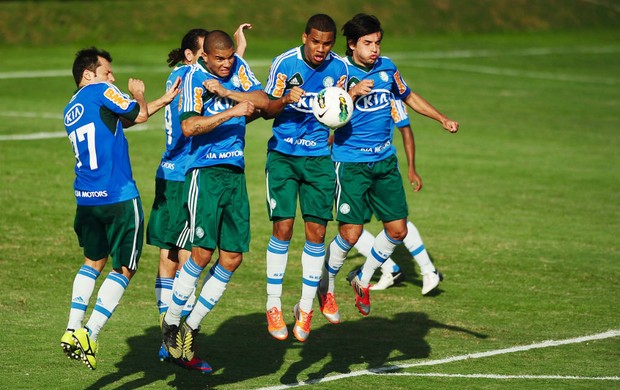 Grupo Palmeiras Artur Mauricio Ramos Barcos Correa Tiago Real (Foto: Marcos Ribolli / Globoesporte.com)
