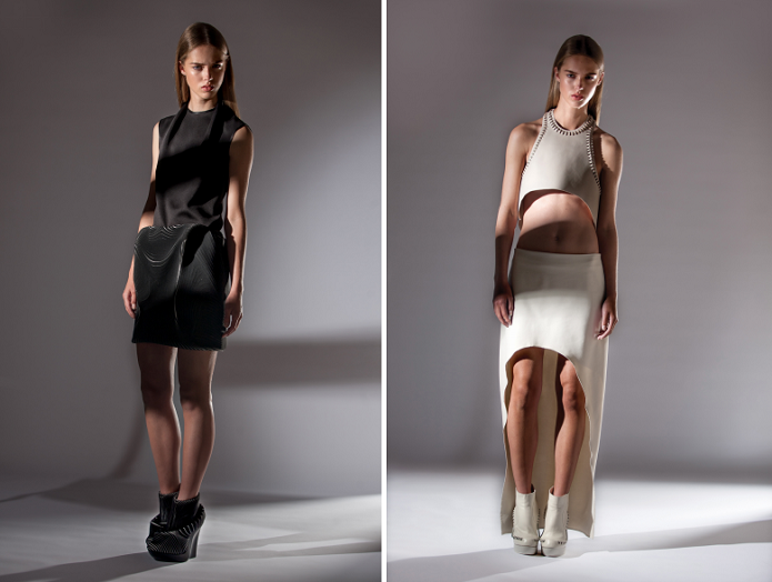 Modelos de vestidos que carregam gadgets com energia solar (Foto: Divulgação/Pauline Van Dongen)