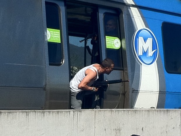Concessionária diz que treinamento não afetou funcionamento do metrô (Foto: Alba Valéria Mendonça)