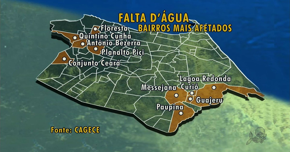 G1 - Dois milhões de pessoas ficarão sem água em Fortaleza neste ...