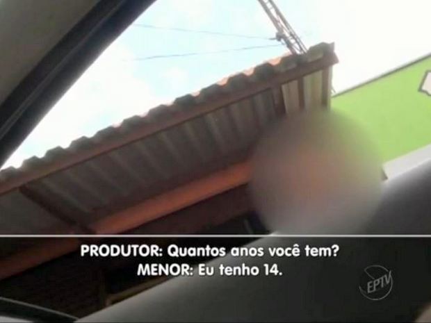 Reportagem da EPTV flagra suposta venda de drogas por adolescente em Piracicaba (Foto: Reprodução/EPTV)
