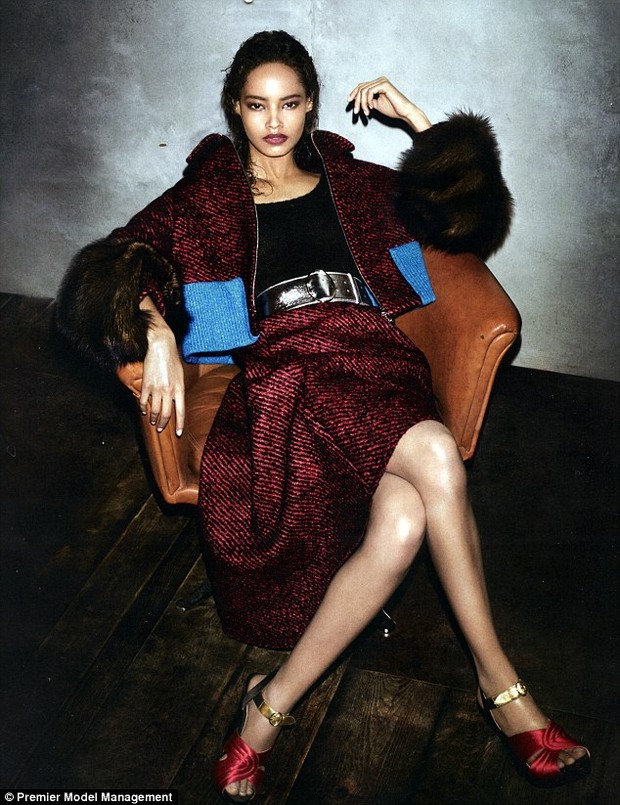 A modelo Malaika Firth, que está sendo apontada como a sucessora de Naomi Campbell (Foto: Divulgação)