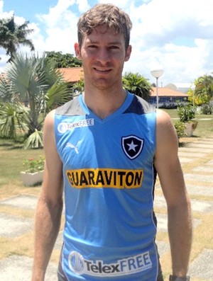 Bolatti novo jogador do Botafogo treino (Foto: Site Oficial do Botafogo / BFR)