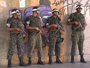 exercito bahia centro histórico (Foto: Imagens/TV Bahia)