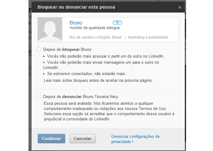 Leia bem o que acontece ao bloquear (Foto: Thiago Barros/TechTudo)