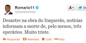 Romário Twitter (Foto: Reprodução)