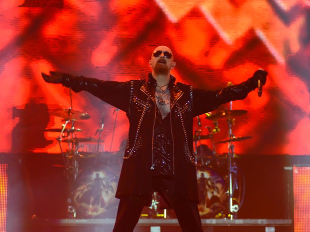 Rob Halford, líder do Judas Priest, se apresenta neste sábado no Monsters of Rock (Foto: Flavio Moraes/G1)