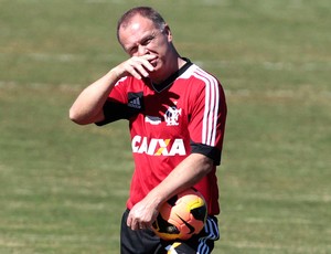 Mano Menezes treino Flamengo (Foto: Jorge William / Ag. O Globo)