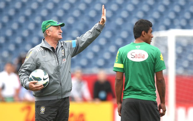 Felipão treino Seleção Brasileira Boston (Foto: Mowa press)