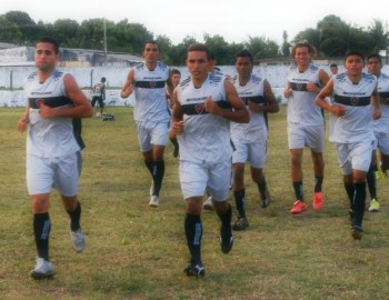Treino do Botafogo-PB para a Copa Paraíba 2012 (Foto: Divulgação)
