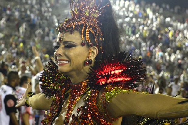 Viviane Araújo no Salgueiro (Foto: Roberto Teixeira/ EGO)