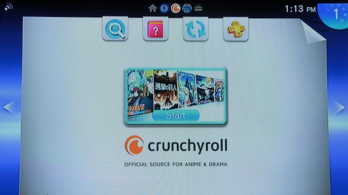 Aplicativos como o Crunchyroll funcionam muito bem no aparelho (Foto: Tais Carvalho/TechTudo)