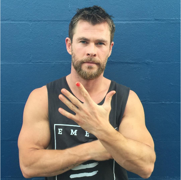 O ator Chris Hemsworth (Foto: Instagram)