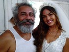 Isis Valverde grava cenas de 'A Força do Querer' no Pará vestida de noiva