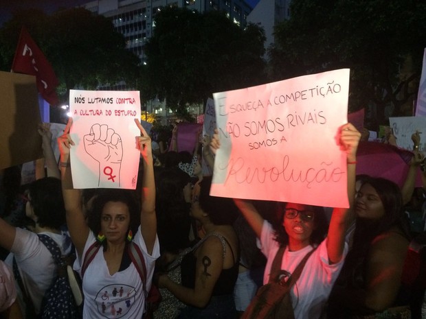 G Mulheres Fazem Ato Contra O Machismo No Centro Do Rio Not Cias