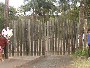 Parque Ecológico foi fechado após anta escapar duas vezes em São Carlos (Foto: Felipe Lazzarotto/ EPTV) Parque Ecológico foi fechado após anta escapar duas vezes em São Carlos (Foto: Felipe Lazzarotto/ EPTV)