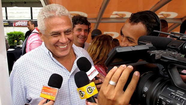 Roberto Dinamite no futshow da paz em São Januário  (Foto: Edgar Maciel de Sá / Globoesporte.com)