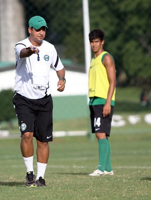 Marquinhos Santos e Leandro Almeida no treino do Coritiba (Foto: Divulgação / Site oficial do Coritiba)