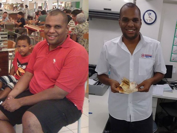 Edmilson perdeu quase 25 kg e levou prêmio de R$ 480 por competição no trabalho (Foto: Arquivo pessoal/Edmilson Silveira da Silva Junior)
