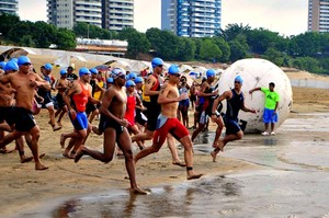 Triathlon, amazonas (Foto: Antonio Lima/Divulgação )