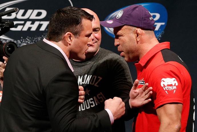Chael Sonnen x Wanderlei Silva UFC175 (Foto: Getty Images )