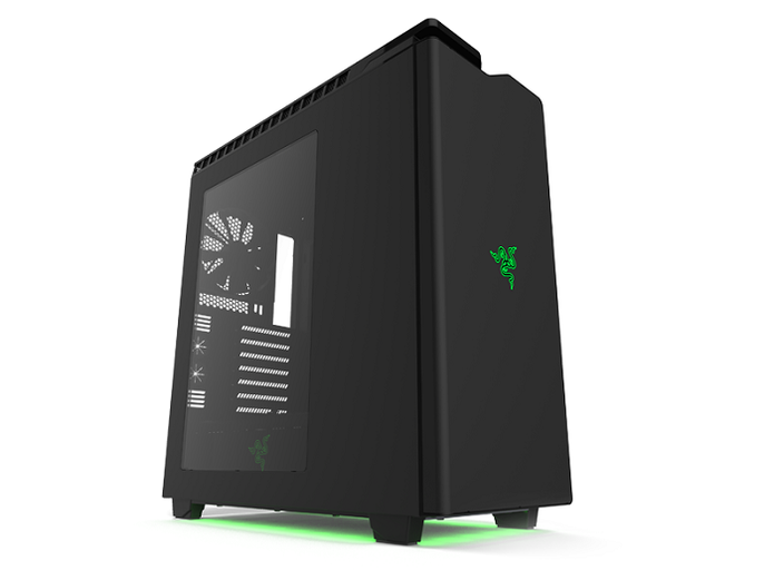 NZXT H440 designed by Razer tem tampa de acrílico e detalhes em verde (Foto: Divulgação/Razer)