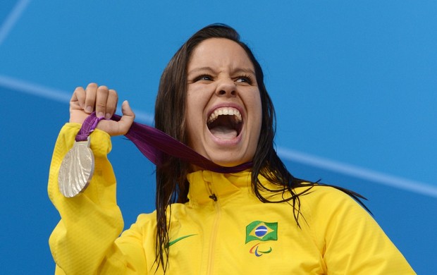 Edenia Garcia natação paralimpíadas 50m costas (Foto: Getty Images)