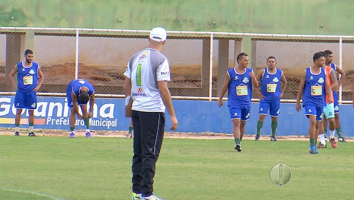 Palmeira-RN treino Nazarenão (Foto: Reprodução/Inter TV Cabugi)