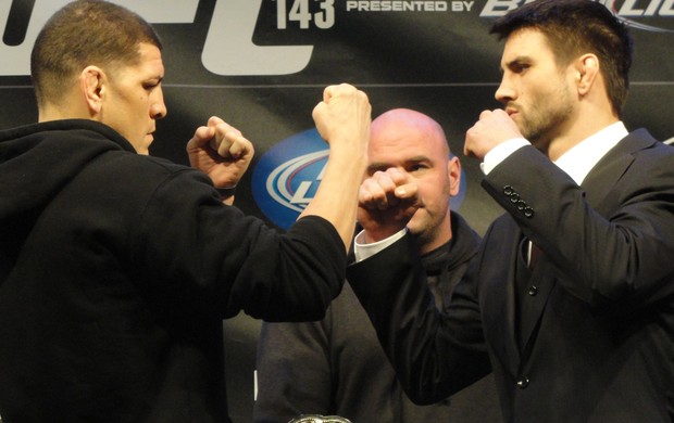 UFC - Nick Diaz x Carlos Condit (Foto: Marcelo Russio/Globoesporte.com)