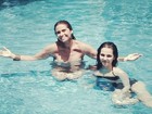 Reynaldo Gianecchini posta foto de Giovanna Antonelli na piscina