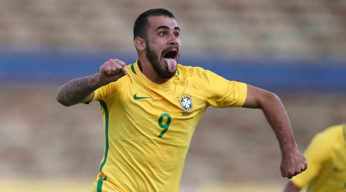 Felipe Vizeu Brasil 1 x 0 Venezuela Sul-Americano Sub-20 (Foto: Lucas Figueiredo / CBF) Felipe Vizeu Brasil 1 x 0 Venezuela Sul-Americano Sub-20 (Foto: Lucas Figueiredo / CBF)