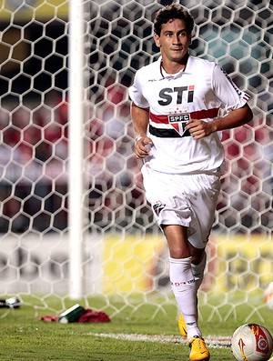 Ganso comemora gol do São Paulo contra o Ituano (Foto: Miguel Schincariol / Ag. Estado)