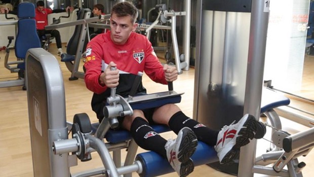 Tolói faz primeiro treino no São Paulo (Foto: Rubens Chiri / saopaulofc.net)